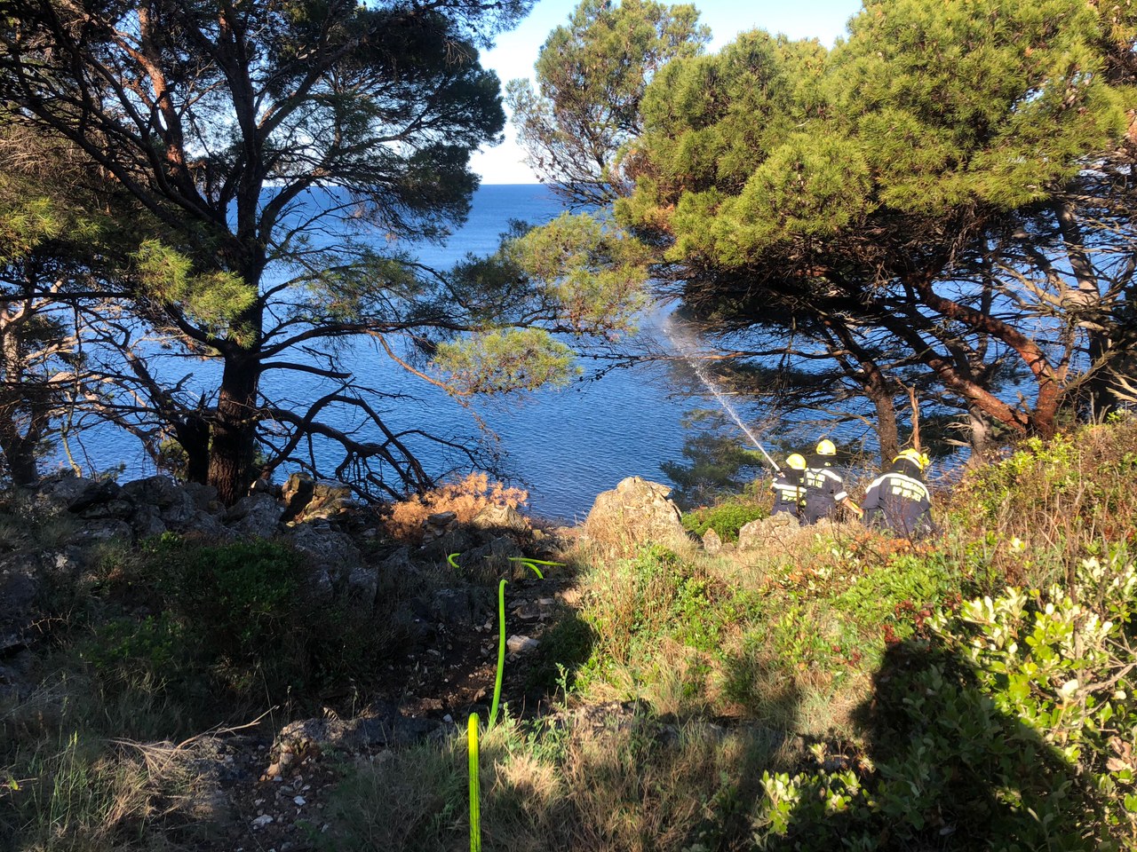 Pročitajte više o članku Vatrogasna vježba u NP Mljet