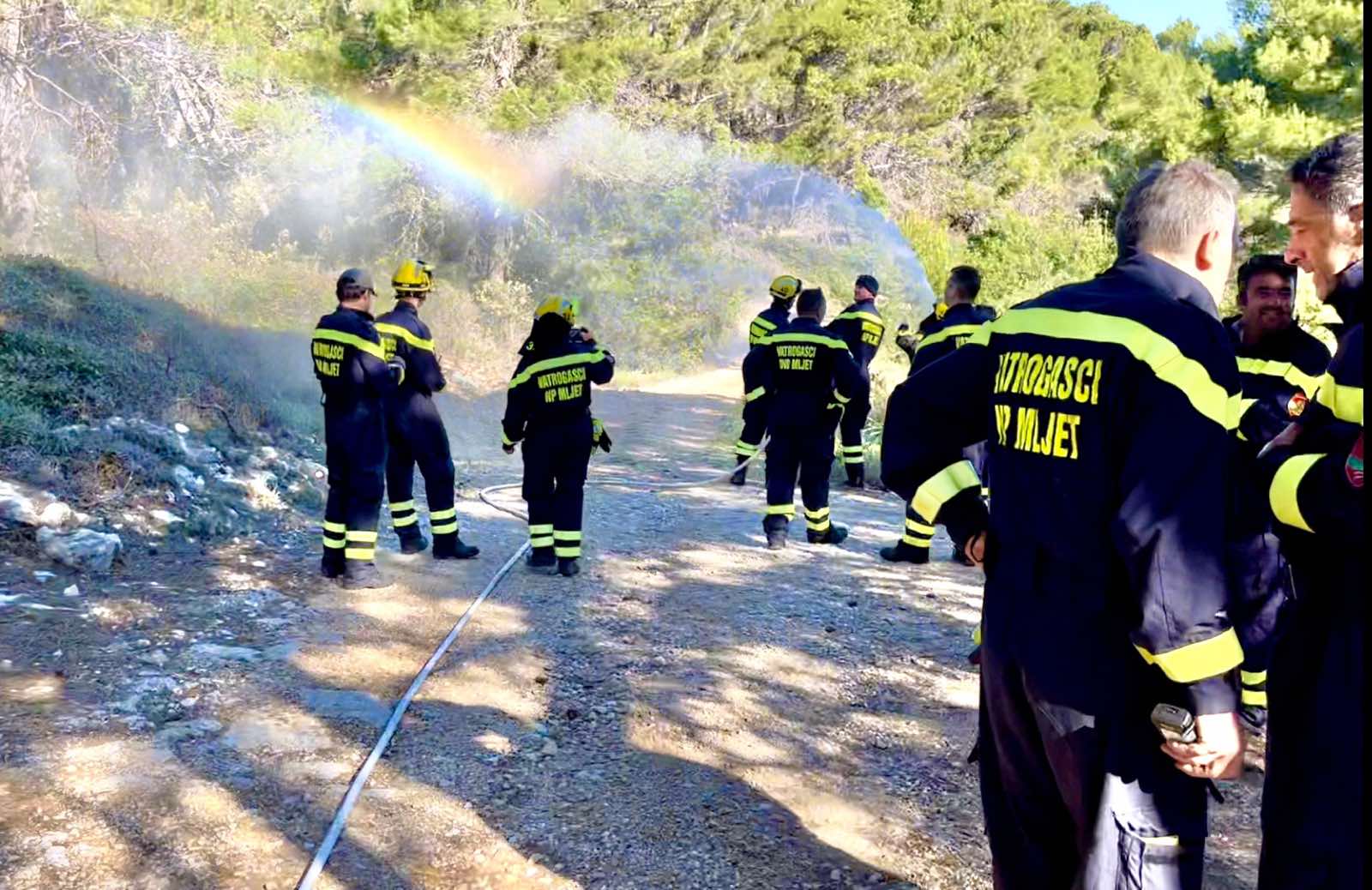 Pročitajte više o članku Mljet – održana vatrogasna vježba za početak protupožarne sezone 2022.
