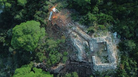 Pročitajte više o članku Kasnoantička utvrda Kaštio u Polačama na otoku Mljetu
