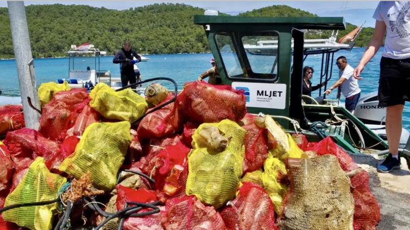 Trodnevna akcija čišćenja podmorja uspješno provedena u Nacionalnom parku Mljet